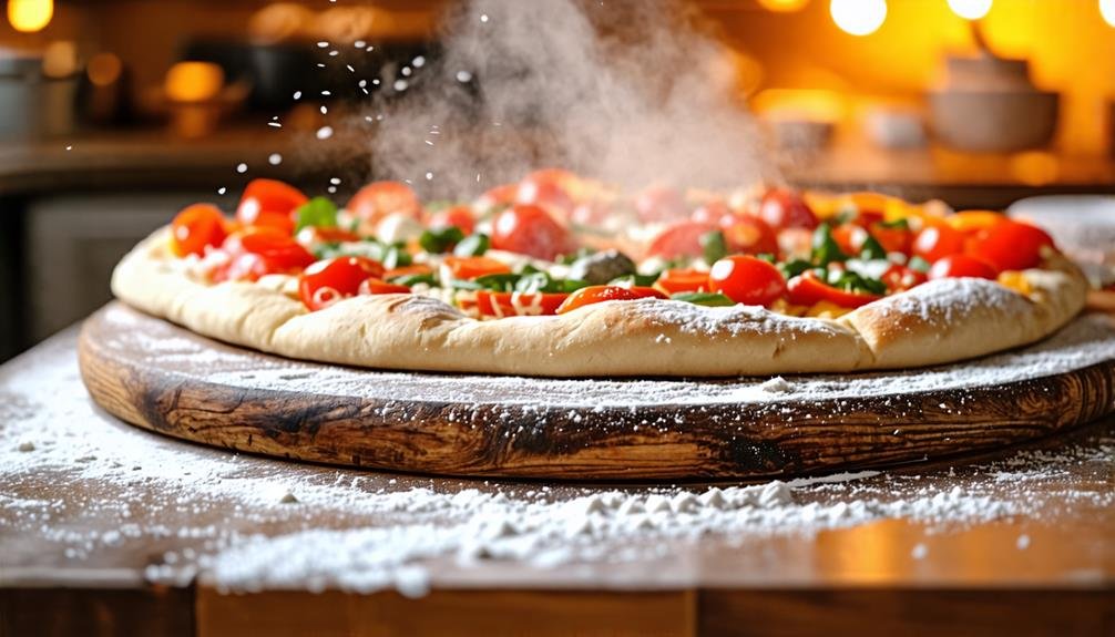 baking pizza with stones