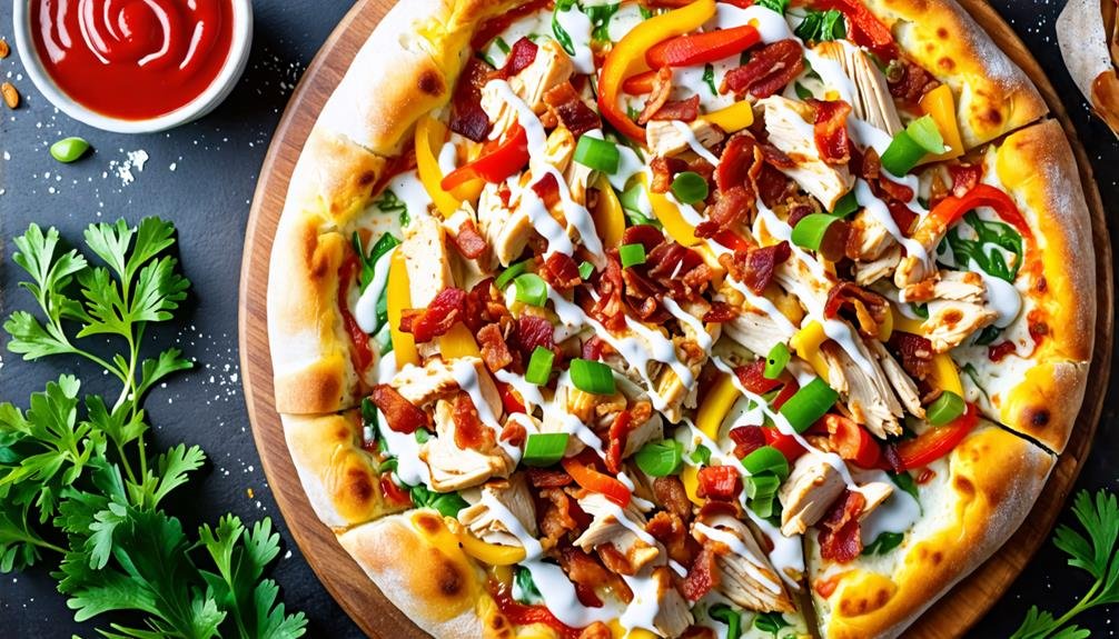 innovative chicken pizza fusion