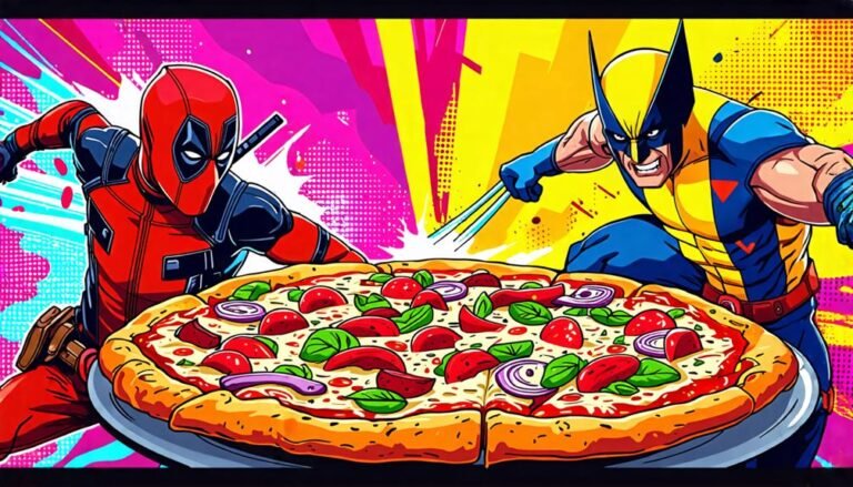 superhero themed pizza collaboration